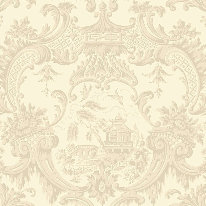 Chippendale China-Behang-Tapete-Cole & Son-Cream-Rol-100/3011-Selected Wallpapers