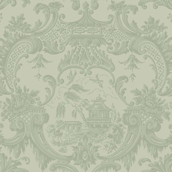 Chippendale China-Behang-Tapete-Cole & Son-Soft Olive-Rol-100/3013-Selected Wallpapers