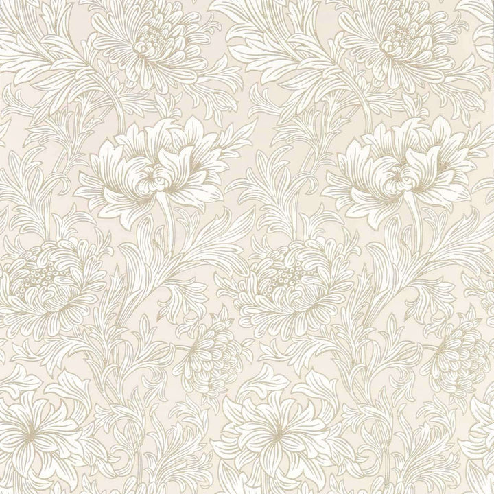 Chrysanthemum Toile-Behang-Tapete-Morris & Co-Cochineal Pink-Rol-217070-Selected Wallpapers