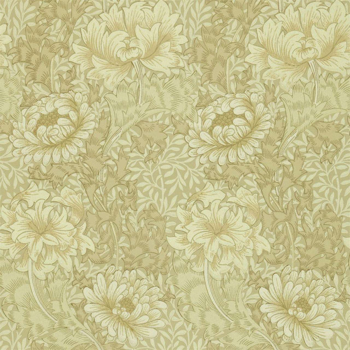 Chrysanthemum-behang-Tapete-Morris & Co-Ivory/Canvas-Rol-210419-Selected Wallpapers