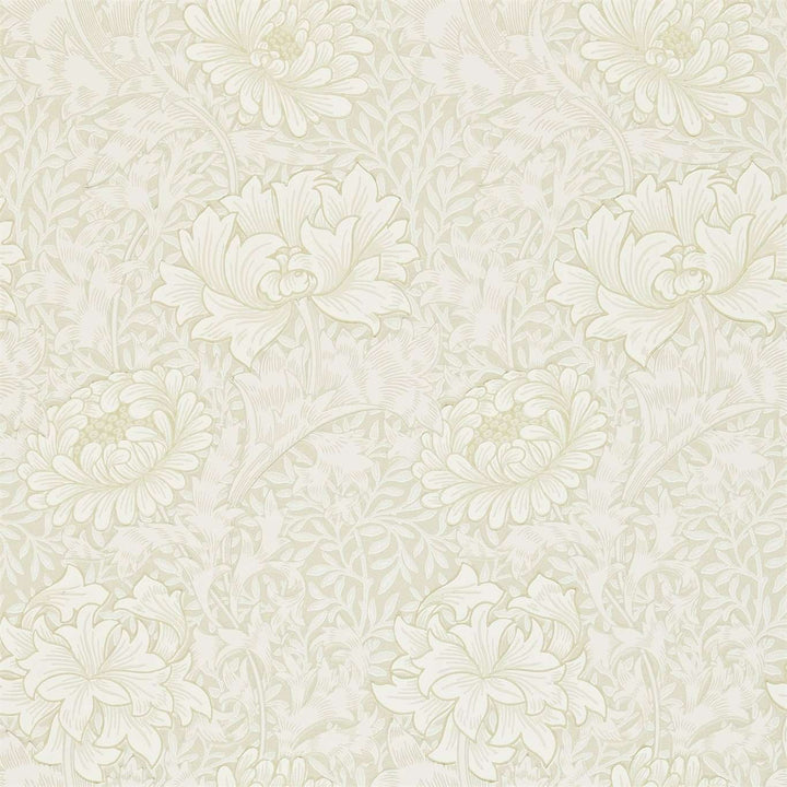 Chrysanthemum-behang-Tapete-Morris & Co-Chalk-Rol-212546-Selected Wallpapers