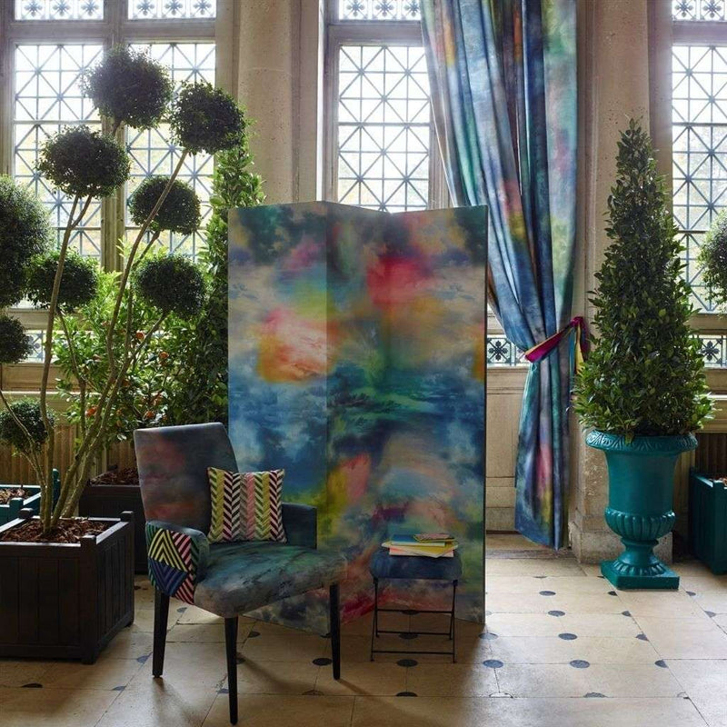 Ciel Liberte wallpaper in Aurore by Designers Guild