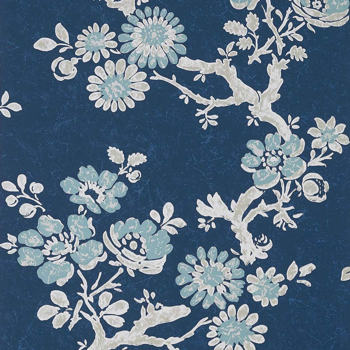 Claudette-Behang-Tapete-Thibaut-Navy-Rol-T10813-Selected Wallpapers