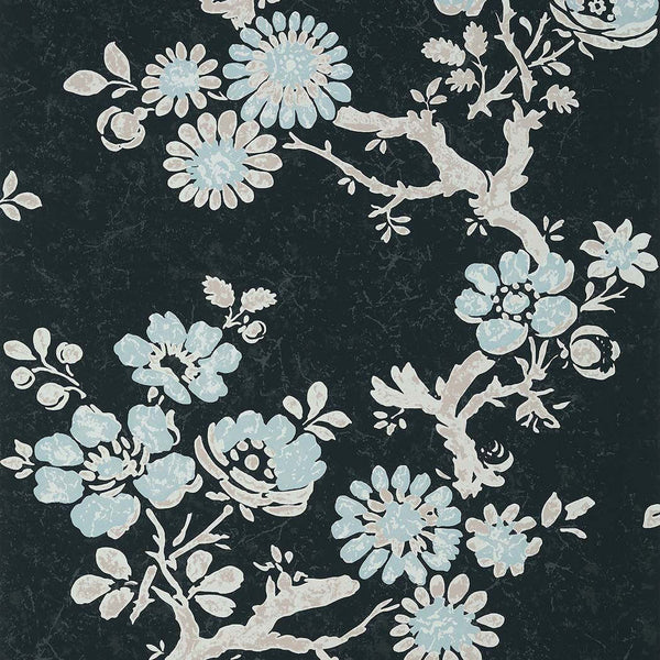 Claudette-Behang-Thibaut-Charcoal-Rol-T10814-Selected Wallpapers