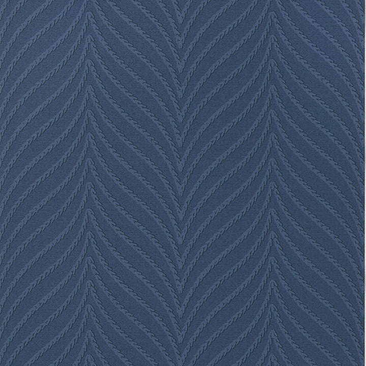 Clayton Herringbone-Behang-Tapete-Thibaut-Navy-Rol-T75502-Selected Wallpapers