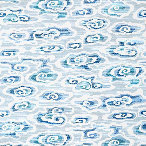 Clear Clouds-Wallpaper-Thibaut-Blue-Roll-T13317-Selected Wallpapers