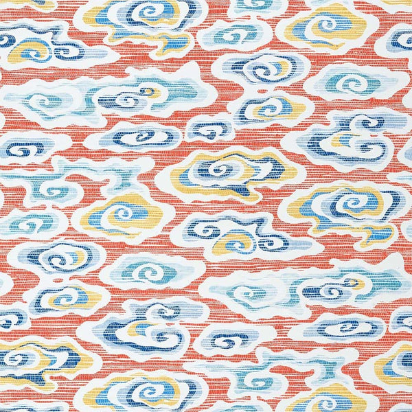 Clear Clouds-Wallpaper-Thibaut-Coral-Roll-T13320-Selected Wallpapers