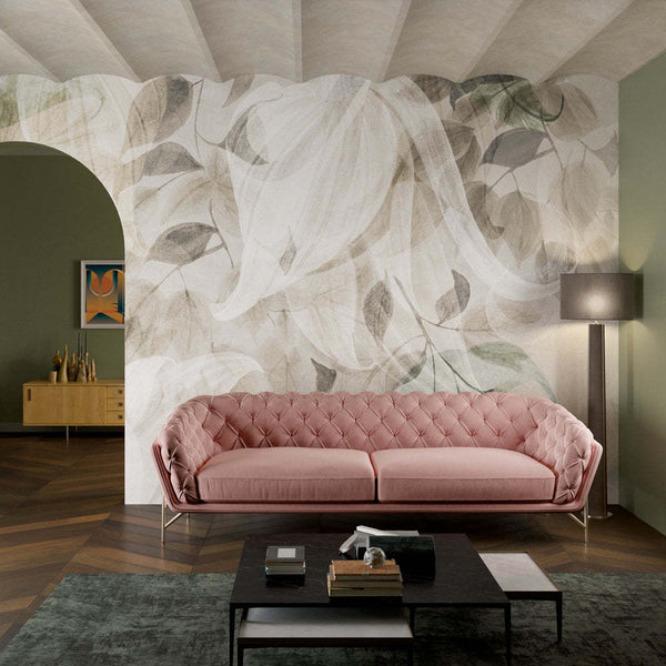 Clematide-Behang-Inkiostro Bianco-Selected Wallpapers