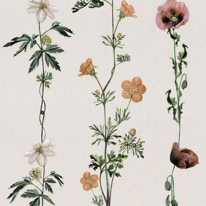Climbing Flowers-Behang-Tapete-Coordonne-Linen-Rol-9500060-Selected Wallpapers