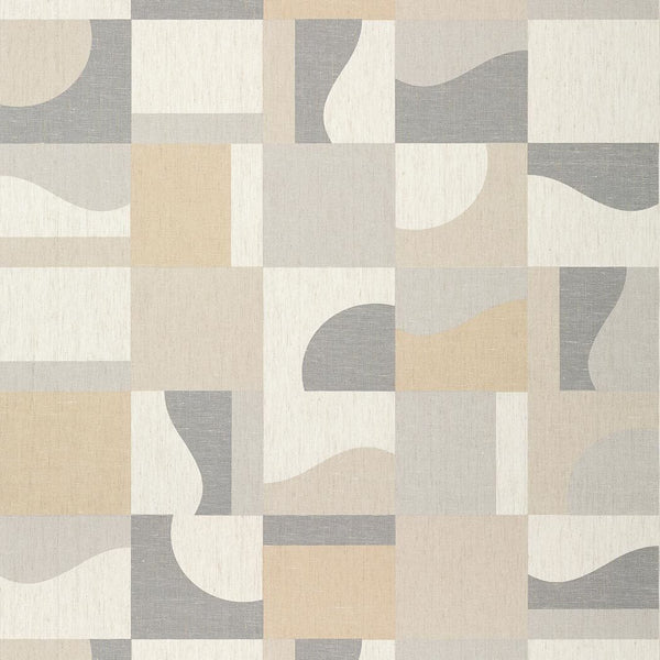Colored Blocks-Behang-Thibaut-Beige-Rol-T12858-Selected Wallpapers