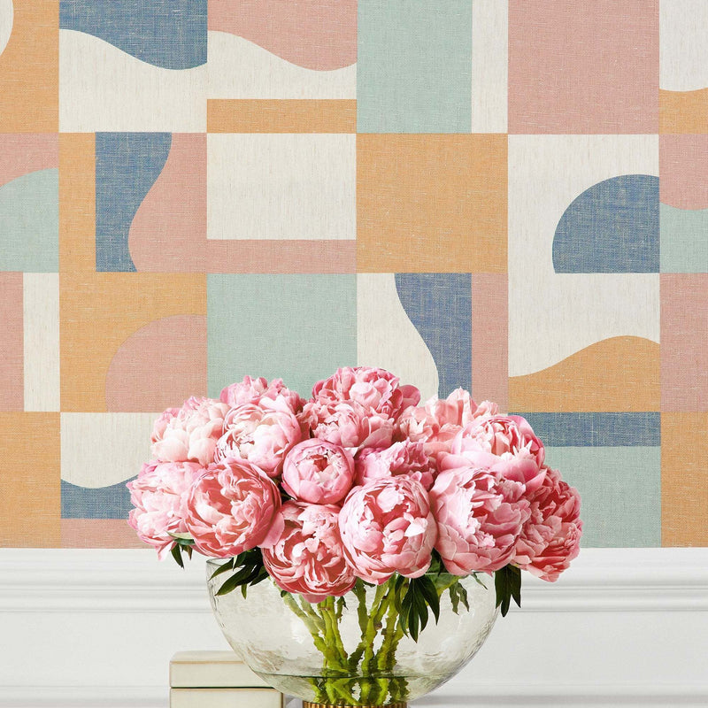 Colored Blocks papier peint de Thibaut