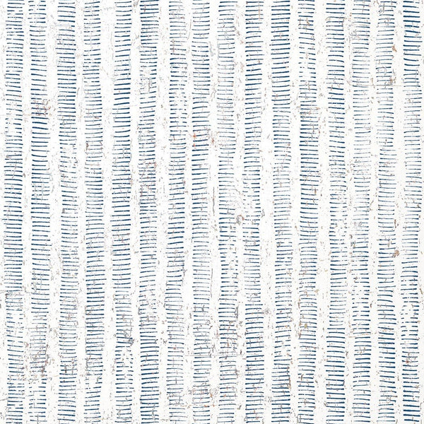 Cork Forest-Behang-Thibaut-Navy and White-Rol-T12815-Selected Wallpapers