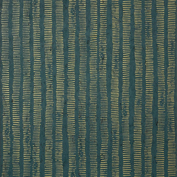 Cork Forest-Behang-Thibaut-Peacock Blue-Rol-T12817-Selected Wallpapers