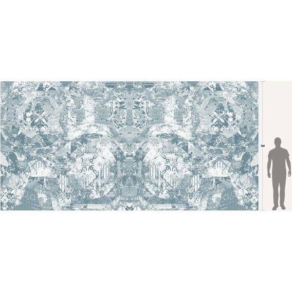 Cosmato Jungle-behang-Inkiostro Bianco-Selected Wallpapers