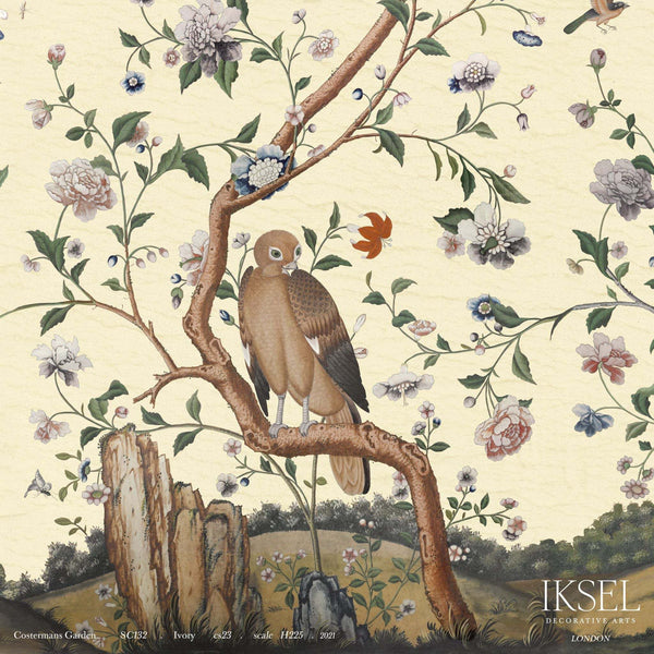 Costerman's Garden-behang-Iksel-Ivory-225 cm-SC132_CS23-Selected Wallpapers