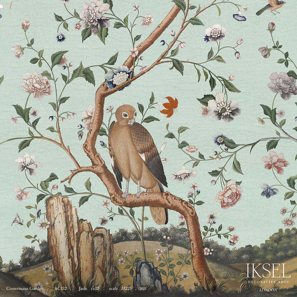 Costerman's Garden-behang-Iksel-Jade-225 cm-SC132_CS32-Selected Wallpapers