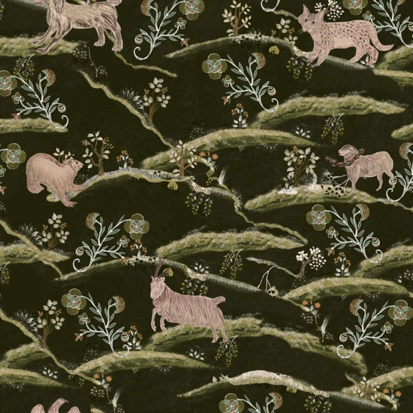 Countryside-behang-Mind the Gap-By Night-300 cm (standaard)-WP20541-Selected Wallpapers