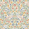 Court Embroidery-behang-Cole & Son-Coral & Marigold-Rol-118/13029-Selected Wallpapers