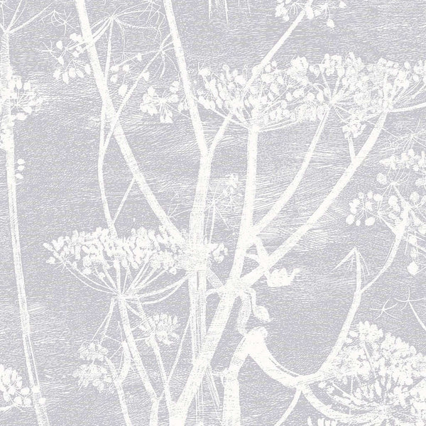 Cow Parsley-behang-Cole & Son-White & Heath Grey-Rol-95/9049-Selected Wallpapers
