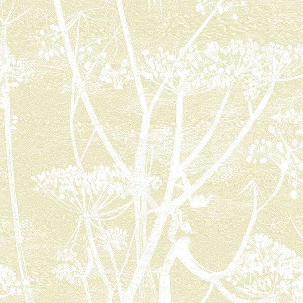 Cow Parsley-behang-Cole & Son-White & Sof Yellow-Rol-95/9053-Selected Wallpapers