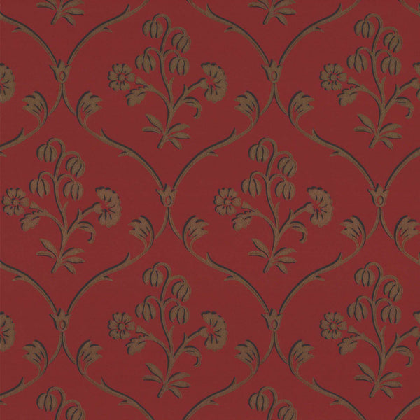 Cranford-behang-Little Greene-Cherry Gold-Rol-0277CRGOLDZ-Selected Wallpapers