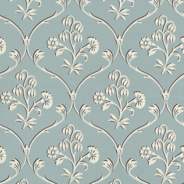 Cranford-behang-Little Greene-Sky Blue-Rol-0277CRSKYBL-Selected Wallpapers