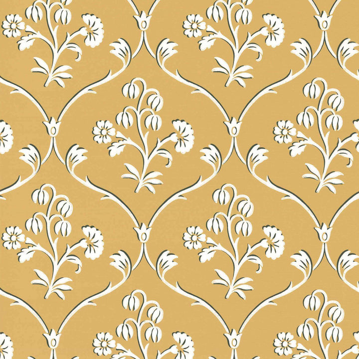 Cranford-behang-Tapete-Little Greene-Wheat-Rol-0277CRWHEAT-Selected Wallpapers