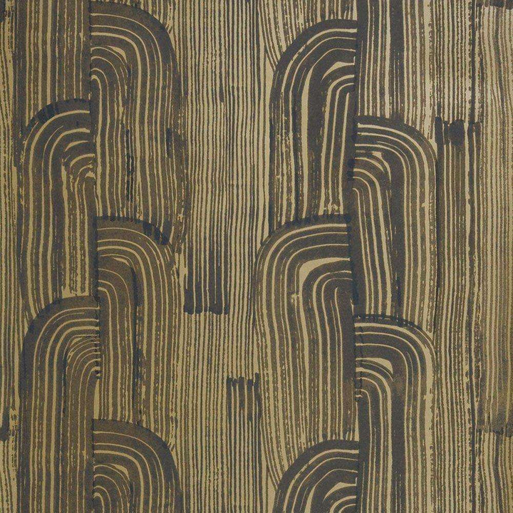 Crescent-behang-Tapete-Kelly Wearstler-Ebony/Gold-Rol-GWP-3304.48-Selected Wallpapers