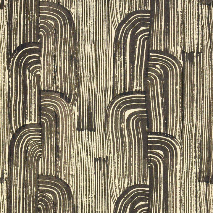 Crescent-behang-Tapete-Kelly Wearstler-Ebony/Cream-Rol-GWP-3304.816-Selected Wallpapers