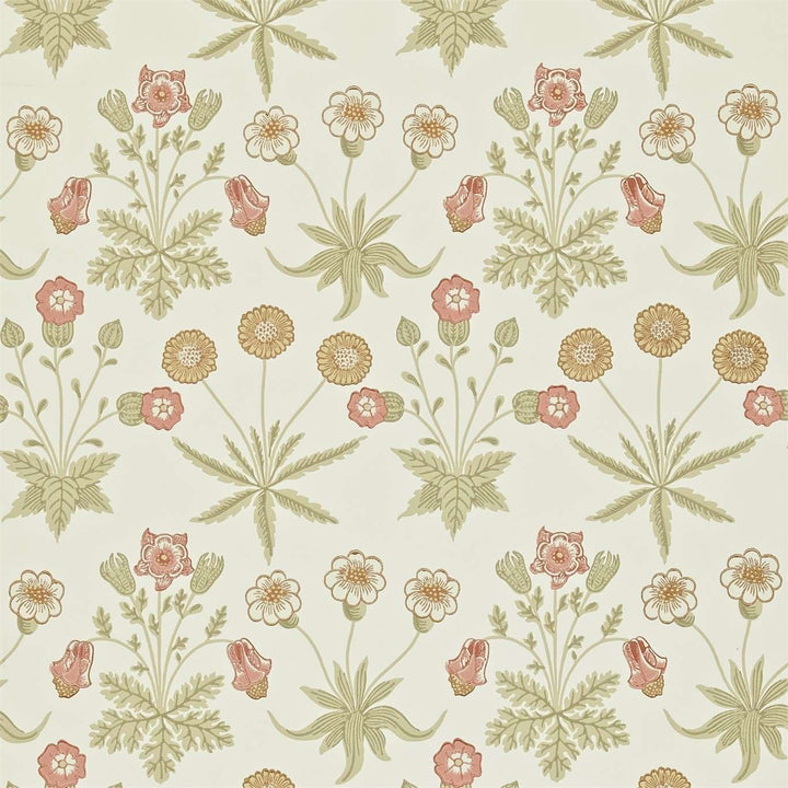 Daisy-behang-Tapete-Morris & Co-Coral/Manilla-Rol-212560-Selected Wallpapers