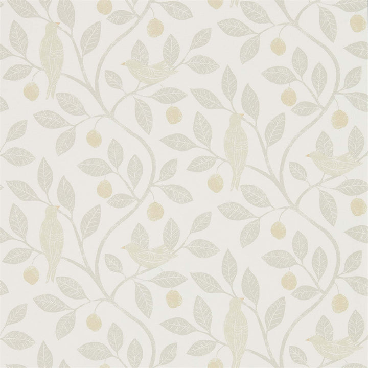 Damson Tree-behang-Tapete-Sanderson-Linen/Honey-Rol-216366-Selected Wallpapers