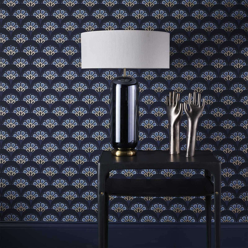 Deco Scallop wallpaper by Liberty