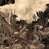 Deep Down-Behang-Presence-Sepia-Silk Vinyl-PS106/02-Selected Wallpapers