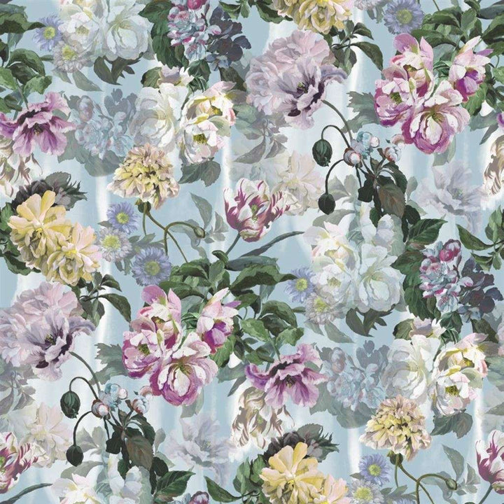 Delft Flower Grande-behang-Tapete-Designers Guild-Sky-Set-PDG1038/03-Selected Wallpapers