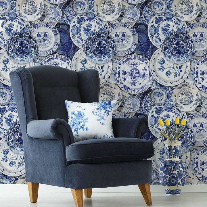 Delftware-behang-Tapete-Mind the Gap-Selected Wallpapers