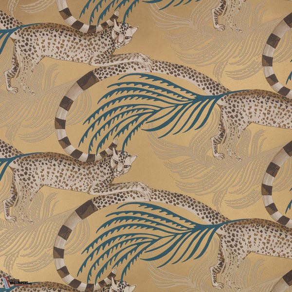 Delilah Wallcovering-Behang-Romo-Vintage Gold-Rol-W450/06-Selected Wallpapers