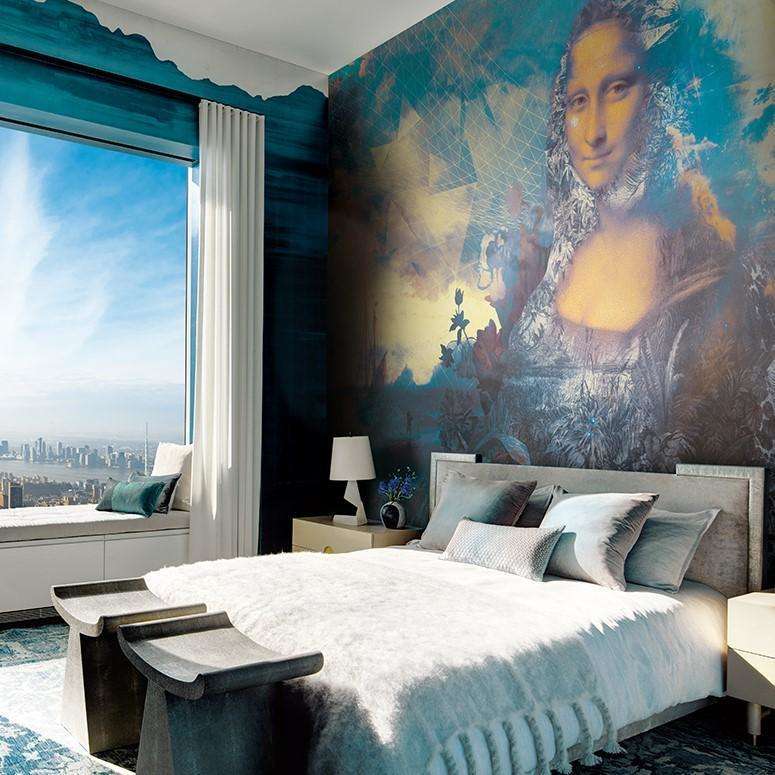Dining with Mona wallpaper by Muance