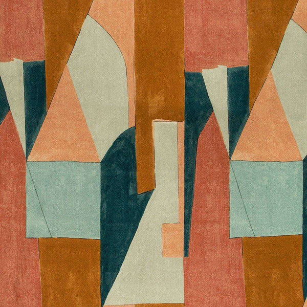 District fabric-Kelly Wearstler-Apricot-Meter (M1)-GWF-3752.357-Selected Wallpapers