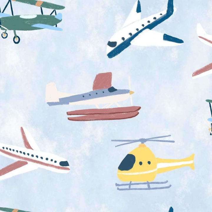 Draft Planes-behang-Tapete-Coordonne-Sky-Rol-9700170-Selected Wallpapers