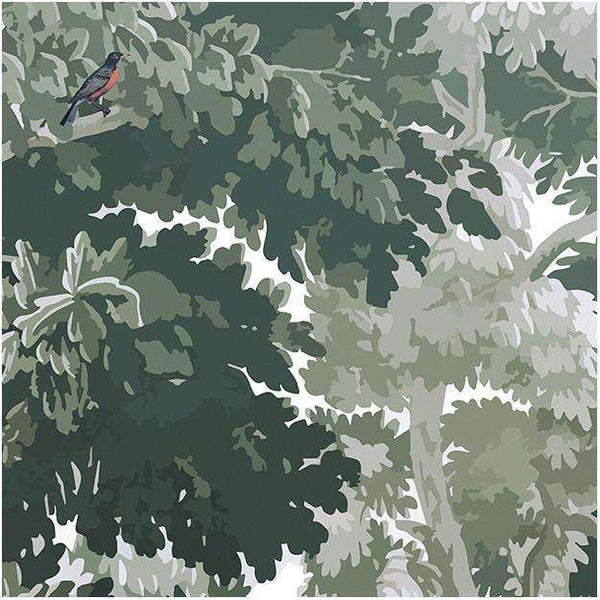 Dream Forest-Tapete-Les Dominotiers-Vert-Non Woven 70 cm-DOM301/1-Selected Wallpapers