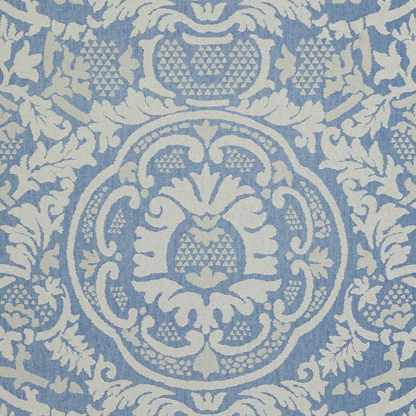Earl Damask-Behang-Thibaut-Blue-Rol-T10837-Selected Wallpapers