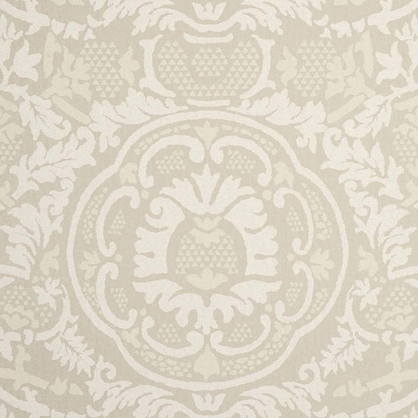 Earl Damask-Behang-Thibaut-Flax-Rol-T10841-Selected Wallpapers