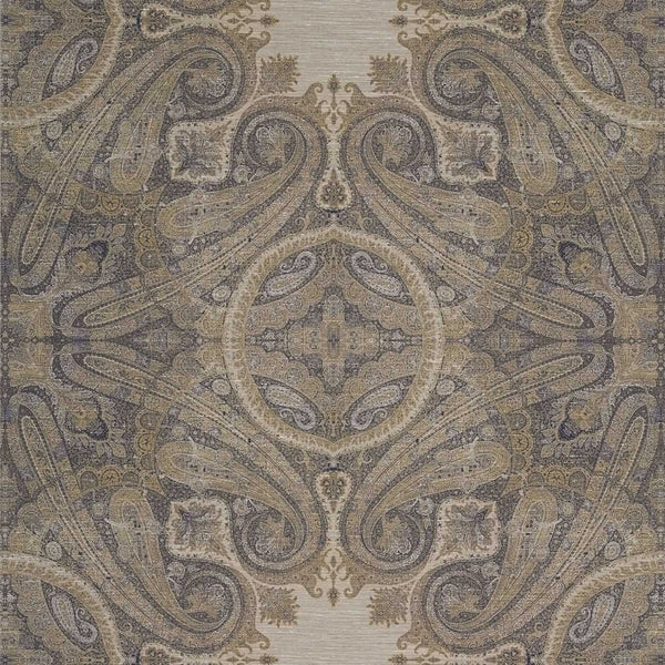 Elswick Paisley-Behang-Zoffany-Blue Umber-Meter (M1)-312645-Selected Wallpapers