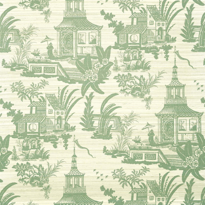 Empress Court-Behang-Tapete-Thibaut-Green-Rol-T13650-Selected Wallpapers