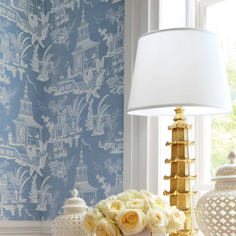 Empress Court behang van Thibaut