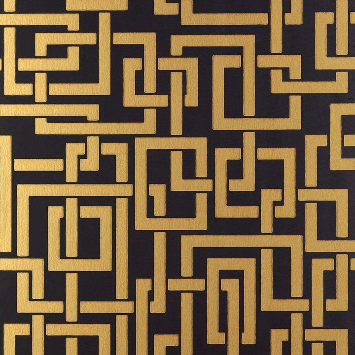 Enigma-Behang-Tapete-Farrow & Ball-Black Gold-Rol-BP5509-Selected Wallpapers