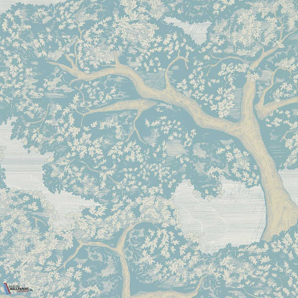 Eternal Oak-behang-Harlequin-Skyblue/First Light-Rol-113023-Selected Wallpapers