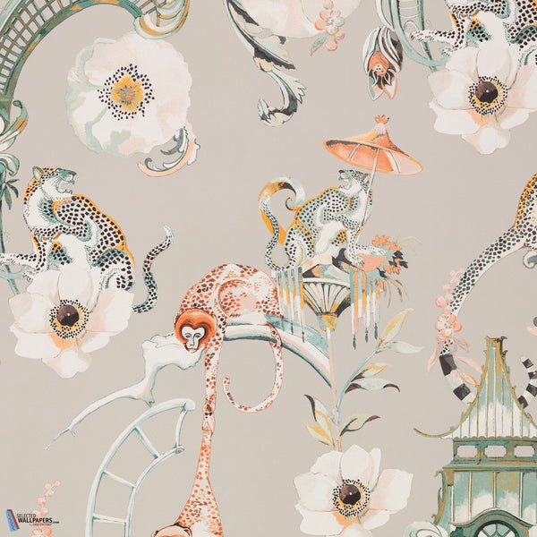 Euphoria Wallcovering-Behang-Romo-Coral Island-Rol-W448/01-Selected Wallpapers