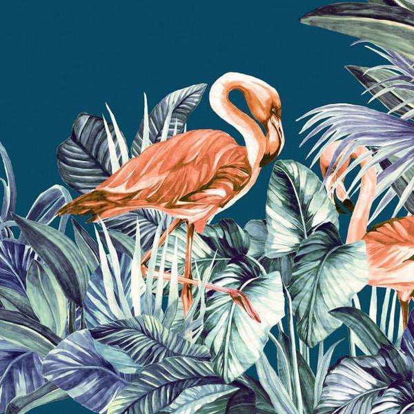 Everglades-Tapete-Les Dominotiers-Dark Blue-Non Woven 70 cm-DOM145-1-Selected Wallpapers
