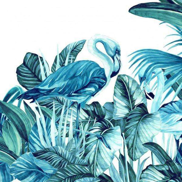 Everglades-Tapete-Les Dominotiers-Turquoise-Non Woven 70 cm-DOM145-3-Selected Wallpapers